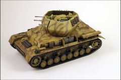 Academy 13236 1/35 Flakpanzer IV Wirbelwind Tank Demonte Plastik Maketi