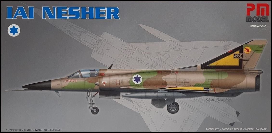 PM Model 222 1/72 IAI Nesher Avcı Uçağı Demonte Plastik Maketi