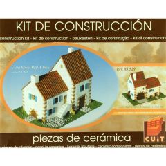 Domenech 3529 Çek Tipik Kırsal Evi, 36x28x8 Cm. Demonte Taş Maketi