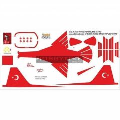 Babibi DBT01042 1/72 Türk Yıldızları 2008-6, Dekal Çıkartma