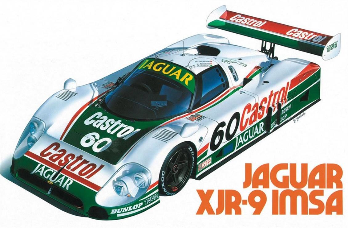 Hasegawa 20316 1/24 Ölçek Jaguar XJR-9 IMSA (Limited Edition) Otomobil Plastik Model Kiti