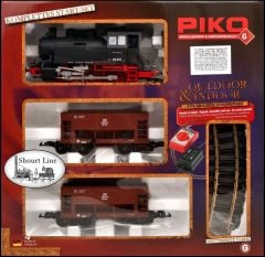 37100 1/22,5 G-STARTER SET BR 80 W 2 FREİGHT CARS