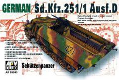 AFV Club AF35063 1/35 Sdkfz251 D/1 Half Truck Schutzenpanzer Yarı Paletli Zırhlı Kamyon Demonte Plastik Maketi