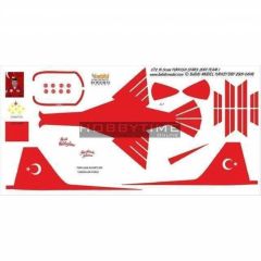 Babibi DBT01048 1/72 Türk Yıldızları 2009-1, Dekal Çıkartma