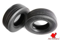 RC Tractor Truck Tires (2pcs) - Hard / 30mm