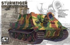 AFV Club AF35103 1/35 Sturmtiger 3.8cm RW6-1 L54 Assault Rocket Saldırı Tankı Demonte Plastik Maketi