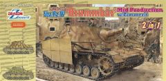 Dragon 6500 1/35 Sd.Kfz.166 Stu.Pz.IV Obüs Topu Maketi ''Brummbar''