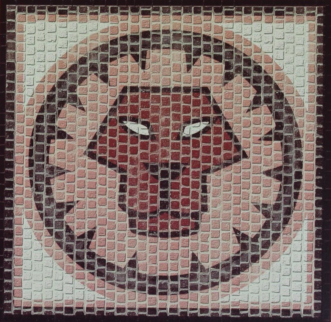 Domenech 2208 Aslan Burcu Simgesi, 20x20 Cm. Demonte Mozaik Taş Puzzle