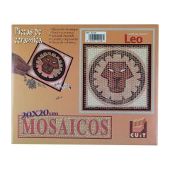 Domenech 2208 Aslan Burcu Simgesi, 20x20 Cm. Demonte Mozaik Taş Puzzle