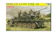 Dragon 6541 1/35 Ölçek Sd.Kfz.7/2 3.7cm FlaK 36 Uçaksavar Kamyonu Plastik Model Kiti
