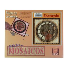 Domenech 2211 Akrep Burcu Simgesi, 20x20 Cm. Demonte Mozaik Taş Puzzle