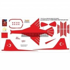 Babibi DBT01060 1/72 Türk Yıldızları Old-8, Dekal Çıkartma