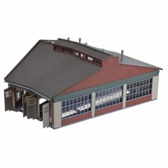 Faller 222118 1/160 2 li Lokomotif Evi, Turntable İçin Demonte Plastik Maketi