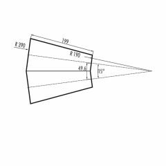 Faller 222118 1/160 2 li Lokomotif Evi, Turntable İçin Demonte Plastik Maketi