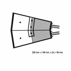 Faller 222118 1/160 2 li Lokomotif Evi, Turntable İçin Demonte Plastik Maketi