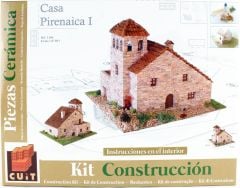 Domenech 3506 Pyrenean Tipik Kuleli Evi, 36x28x6 Cm. Demonte Taş Maketi