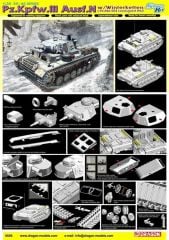 6606 1/35 PZ.KPFW.III AUSF.N S.PZ.ABT.502 -  PLAST