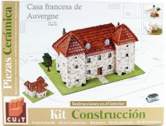 Domenech 3528 Fransız Auvergne Evi, 36x28x6 Cm. Demonte Taş Maketi