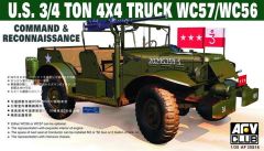 AFV Club AF35S16 1/35 WC57 Command Car Askeri Arazi Aracı Demonte Plastik Maketi