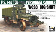 AFV Club AF35S18 1/35 WC63 1-1/2T 6X6 Personel Carrier Askeri Arazi Aracı Demonte Plastik Maketi