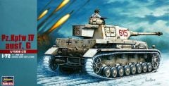 Hasegawa MT43 31143 1/72 Ölçek Pz.Kpfw IV Ausf. G Tank Plastik Model Kiti