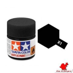 Acrylic Mini X-1 Black Boya 10ml. (Parlak Siyah)