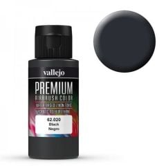 Vallejo 62020 60 ml. Dark, Opaque, Premium RC Color Serisi Model Boyası