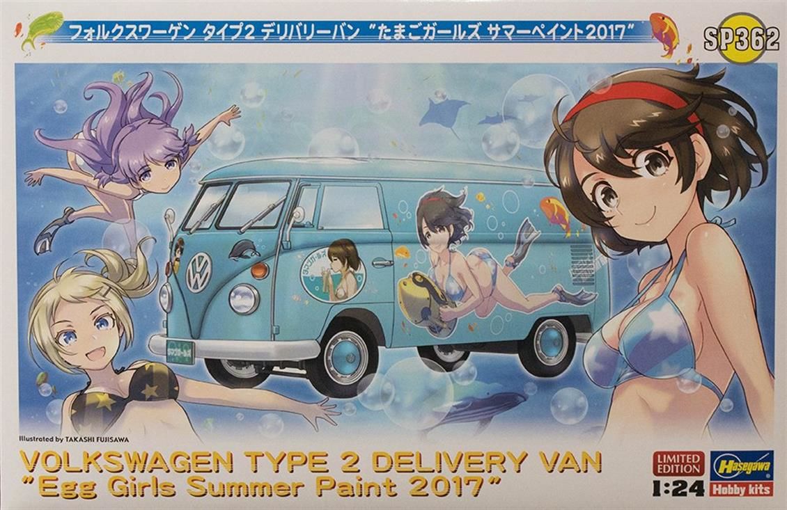 Hasegawa SP362 52162 1/24 Ölçek Volkswagen Type 2 Delivery Van Plastik Model Kiti