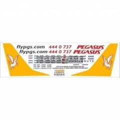 Babibi DAT01003 1/144 Pegasus, Boeing 737-800, Dekal Çıkartma