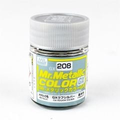 Gunze GX208 18 ml. Metallic Rough Silver, Mr.color Serisi Model Boyası