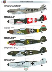 Modelsvit MSVIT4806 1/48 Messerschmitt BF-109 D-1 Avcı Uçağı Plastik Model Kiti