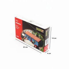 Faller 130656 1/87 Haftasonu Evi Demonte Plastik Maketi