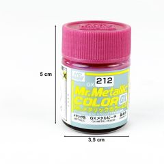 Gunze GX212 18 ml. Metallic Peach, Mr.color Serisi Model Boyası