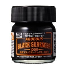 Gunze HSF03 40 ml. Aqueous Serisi, Surfacer 1000, Siyah, Astar Model Boyası