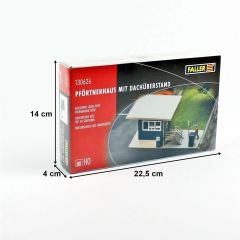 Faller 130626 1/87 Ölçek, Hamal Klübesi Plastik Model Kiti