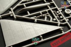 Modelsvit MSVIT72045 1/72 Mirage III E Fransız Avcı Uçağı Plastik Model Kiti