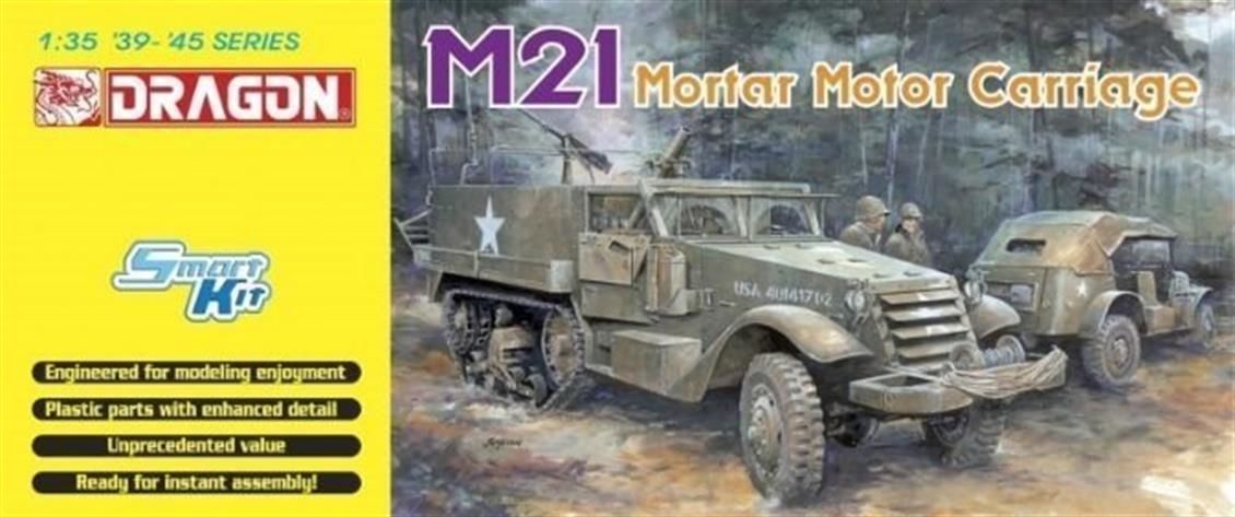 6362 1/35 M21 MORTAR MOTOR CARRİAGE -  PLASTİK MAK
