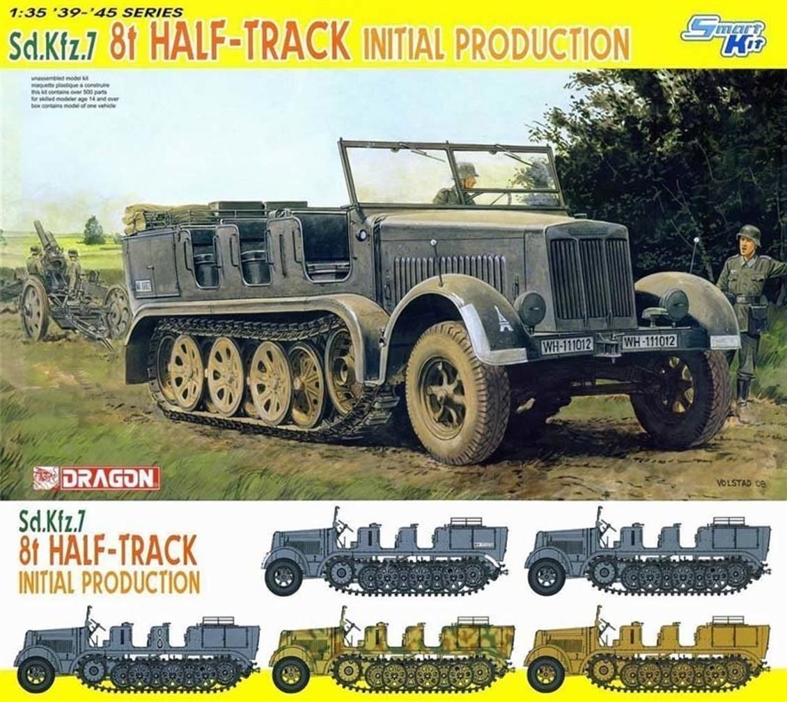Dragon 6466 1/35 Sd.Kfz.7 8T Yarı Paletli Kamyon Maketi