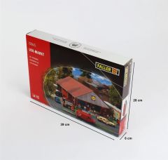 Faller 130615 1/87 Lidl Süpermarket Demonte Plastik Maketi