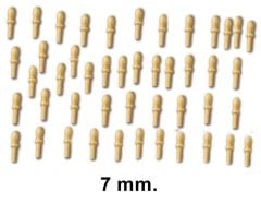 80003 BAĞLAMA DİREĞİ-20 ADET-AHŞAP - 7 MM.