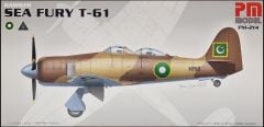 PM Model 212 1/72 Hawker Sea Fury T-20 Avcı-Eğitim Uçağı Demonte Plastik Maketi
