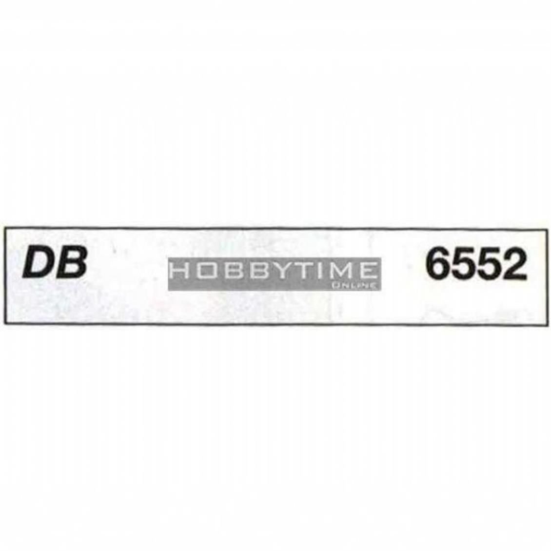 6552 1/87 ICE HIZLI TRENLER İÇİN DB LOGOLU ÇIKARTM