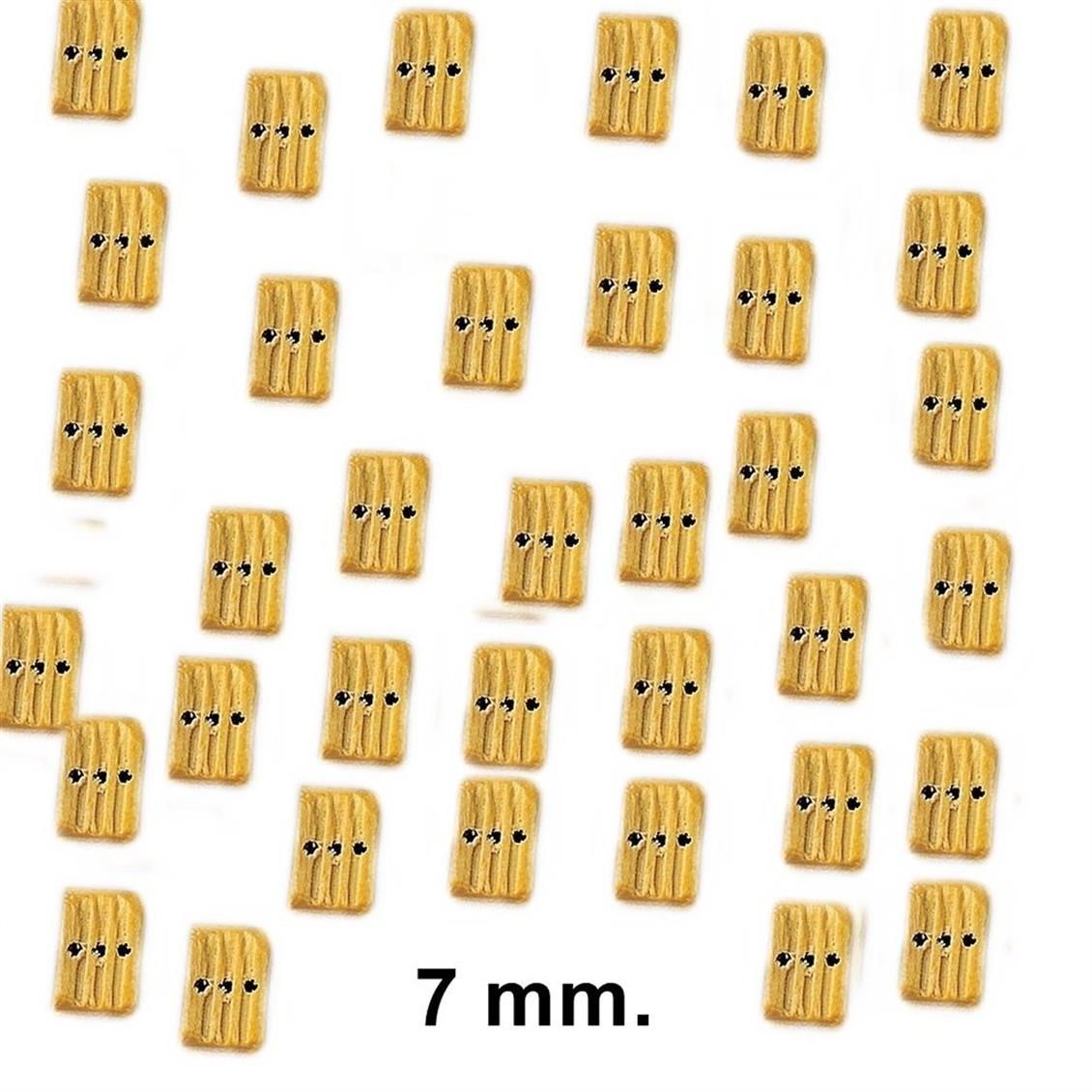 80014 BLOK VE PALANGA-15 ADET-AHŞAP - 7 MM.