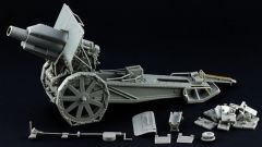 Takom 2032 1/35 Alman Ağır Obüsü Krupp 21 cm Mörser 10/16 Demonte Plastik Obüs Maketi