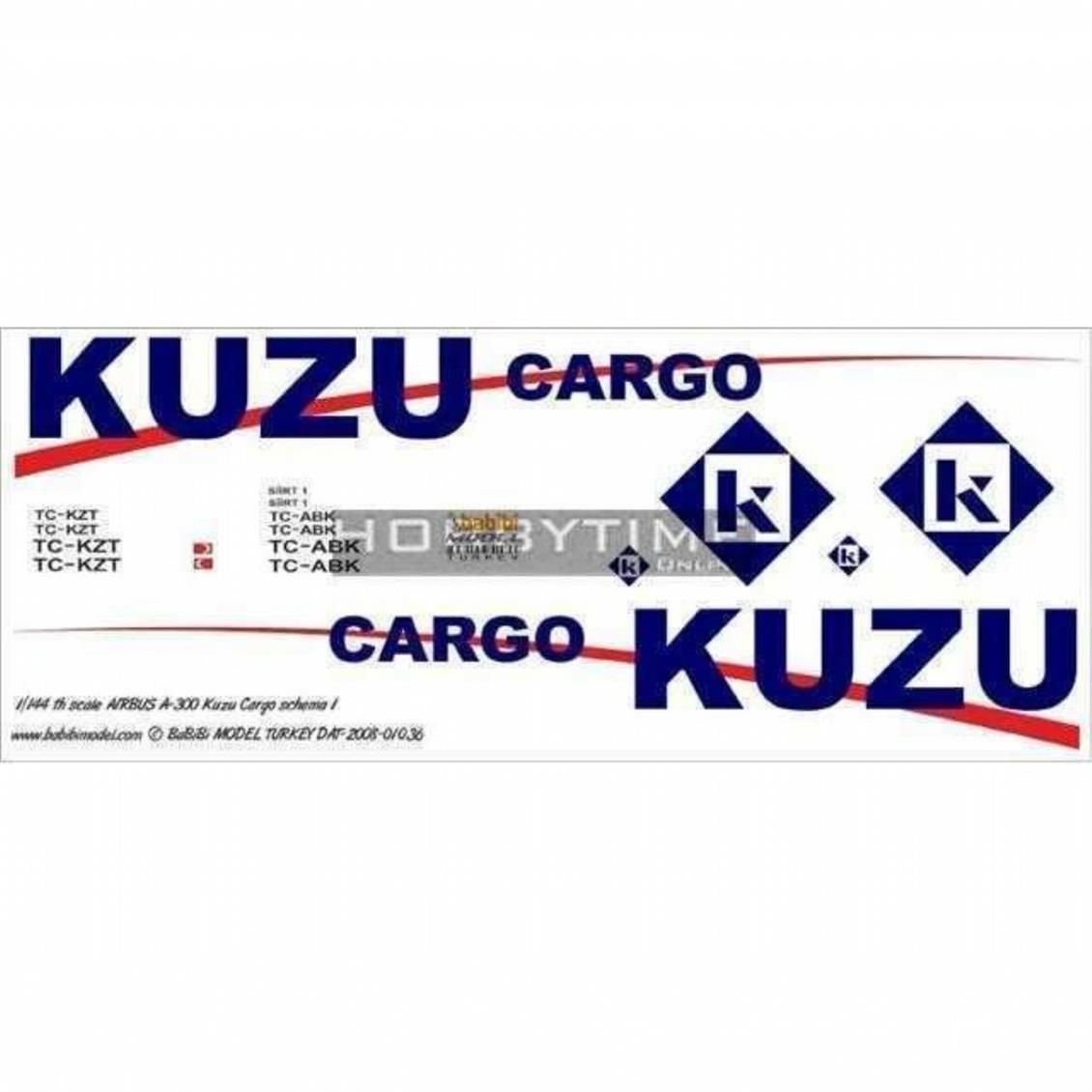 Babibi DAT01036 1/144 Cargo Kuzu, Airbus A300, Dekal Çıkartma