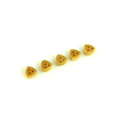 80021 ÜÇGEN BOGATA-10 ADET-AHŞAP - 5 MM.