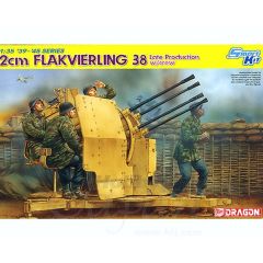 Dragon 6547 1/35 Ölçek 2cm Flakvierling 38 Uçaksavar Topu Plastik Model Kiti