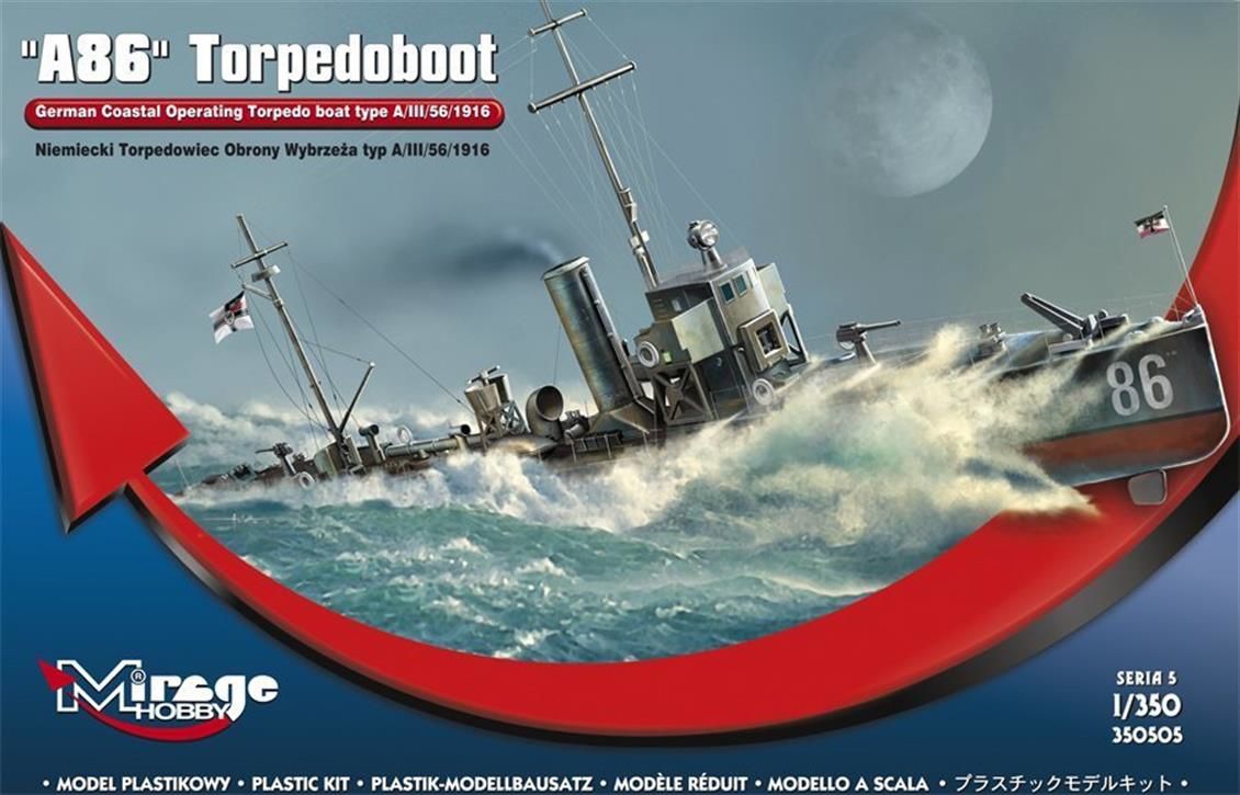 350505 1/350 A 86 German Torpedoboat A/III Class