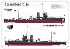 350505 1/350 A 86 German Torpedoboat A/III Class