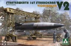 Takom 2123 1/35 V-2 Roketi ve Bakım Vinci Demonte Plastik Roket Maketi